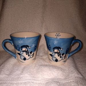 Twin Snowman Mugs
